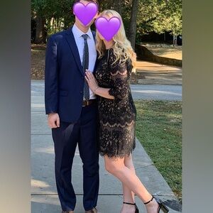 Jessica Howard Black Cocktail Dress